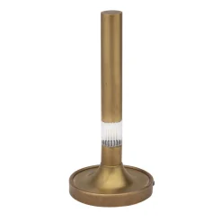 Canneté amber burnished brass Wireless Table Portable Lamp