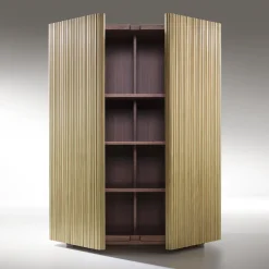 Canneto Brushed Brass Cabinet by Adriano Design
