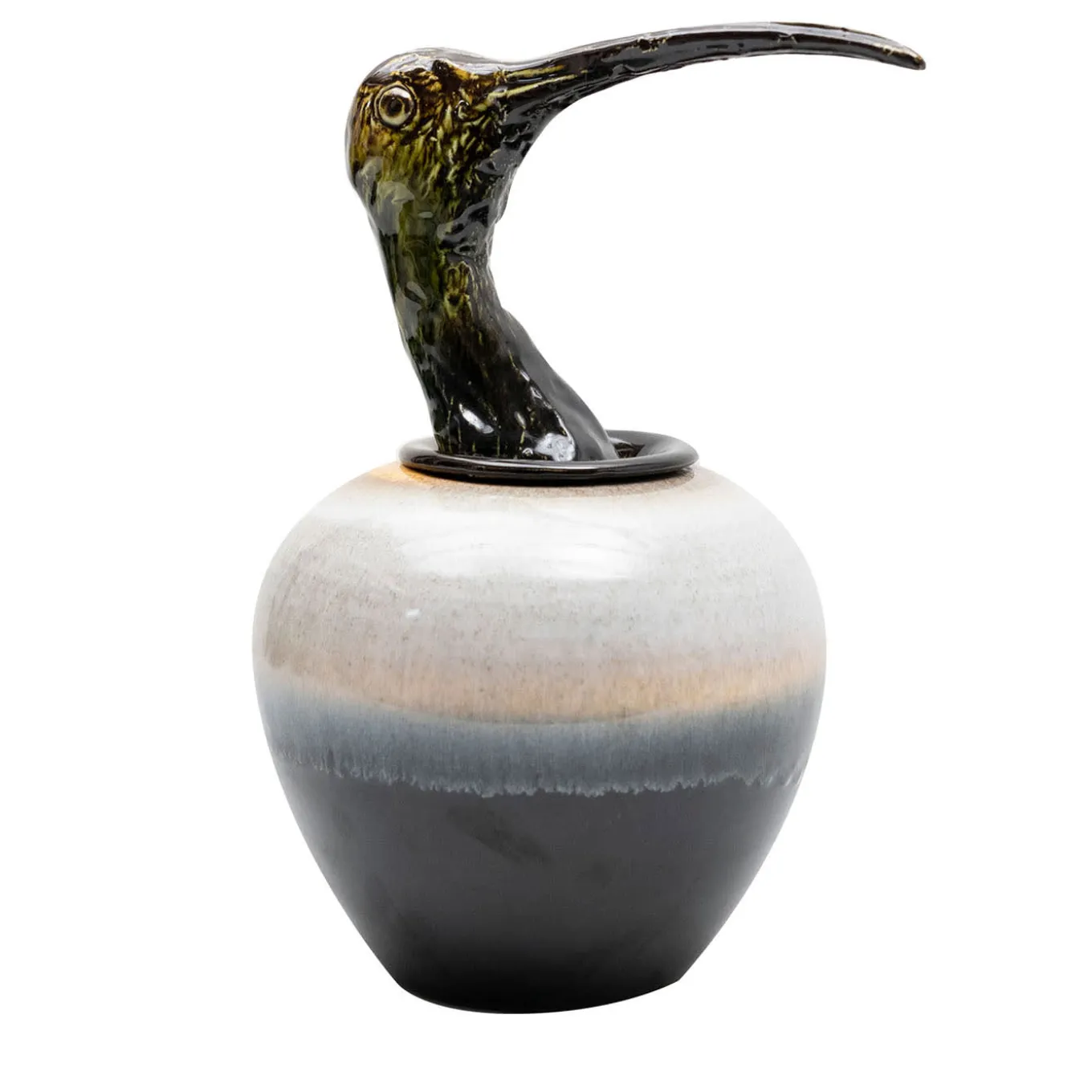 Canopo Ibis Black & White Vase