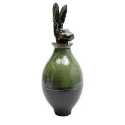 Canopo Lepre Black & Green XL Vase