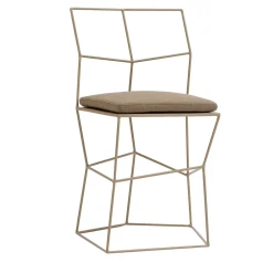 Cappuccino Cushioned Chair