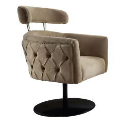 Cappuccino Nabuk Guest Office Chair