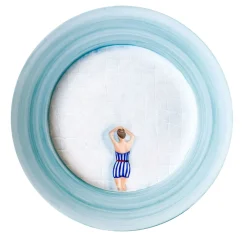 Capri Bianca Polychrome Plate