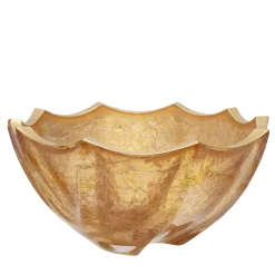 Capriccio 24K Gold & Crystal Bowl