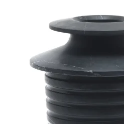 Capua Large Black Marquina Vase by Ivan Colominas