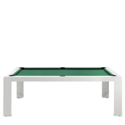 Carambola Cubista 7' White Pool Table by Basaglia + Rota Nodari