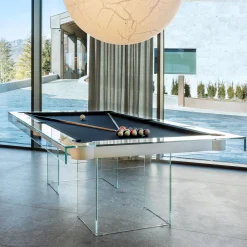 Carambola Shadow Glass Pool Table
