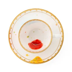 Caravaggio Set of 2 Tea Cups and Saucers