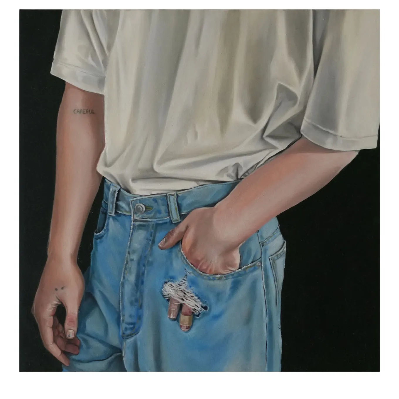 Careful Oil Painting On Canvas