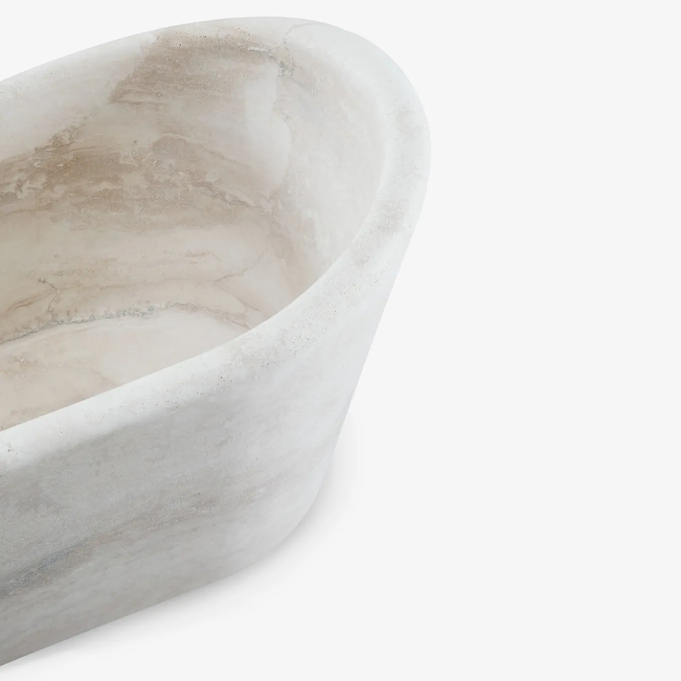 Caresi Travertine Stone Bathtub
