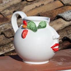 Carmelina Street Vendor of Prickly Pears Pitcher
