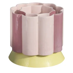 Carosello Large Multicolor Ceramic Cup for Icecream