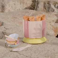 Carosello Pink Ceramic Scoop for Icecream