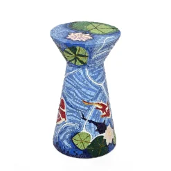 Carpe Diem Handmade Mosaic Stool By Michela Nardin