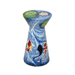 Carpe Diem Handmade Mosaic Stool By Michela Nardin