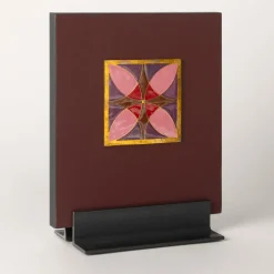 Carré Cloisonné On Leather Decorative Art Piece #20