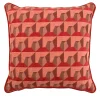 Carrè Cushion in geometric Relief Jacquard Fabric #2