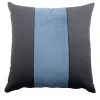 Carrè Degradè Band Cushion in jacquard fabric and silk velvet