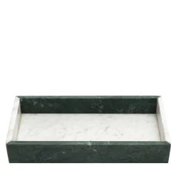 Carrara Marble and Green Marble Tray #2