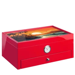 Carribean-inspired Red Humidor (Special Club Edition)