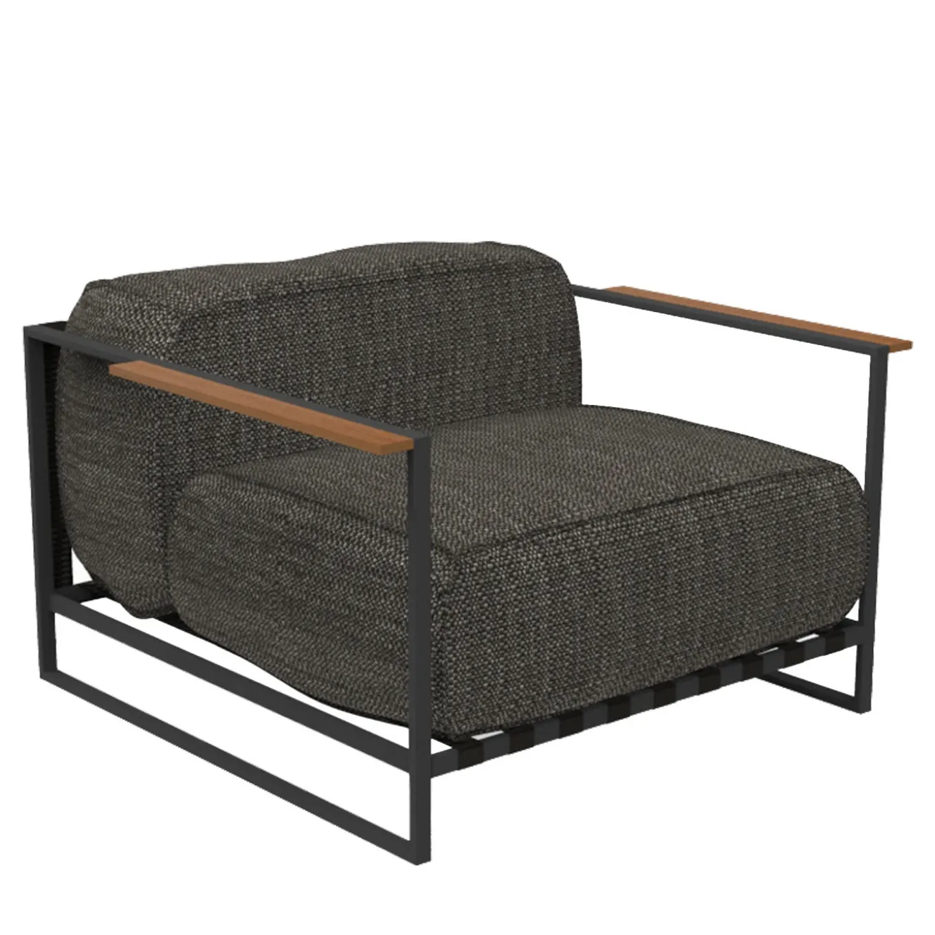 Casilda Outdoor Armchair Dark Gray