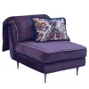 Casquet Mini in Deep Purple Velvet Daybed