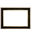 Cassetta Gold Leaf Gilded Ebony Lacquered Wooden Frame