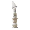 Cassola+Marostica+Brenta+Breganze white ceramic with lampshade floor lamp