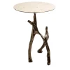 Cast Bronze Scultura Side Table