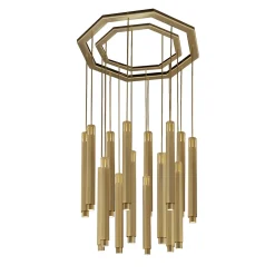 Castel S16 Satin Gold Chandelier