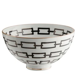 Catene Nero Deep Bowl by Gio Ponti