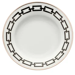 Catene Nero Set of 6 Soup Plates by Gio Ponti