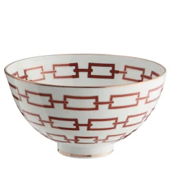 Catene Scarlatto Round Bowl by Gio Ponti