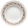 Catene Scarlatto Set of 6 Soup Plates by Gio Ponti