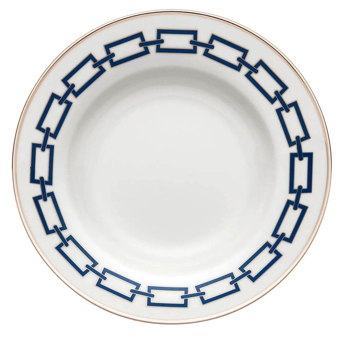 Catene Zaffiro Set of 6 Soup Plates by Gio Ponti