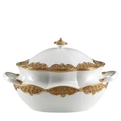 Caterina White & Gold Tureen