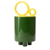 Cateto 2 Green & Yellow Ceramic Jar