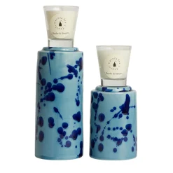 Celeste and Blue Totem with Scented Candle Fragrance Agrumeto