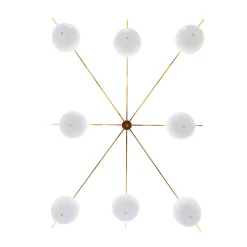 Champagne 8-Light Chandelier by Valentina Fontana
