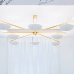 Champagne 8-Light Chandelier by Valentina Fontana