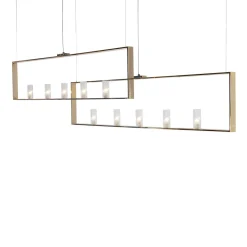 Charisma 2-Element Rectangular Chandelier