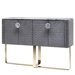 Charisma Gray Bar Cabinet