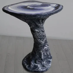 Charles Purple Wood Side Table