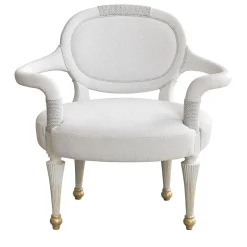 Charlie White Lounge Chair