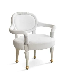 Charlie White Lounge Chair