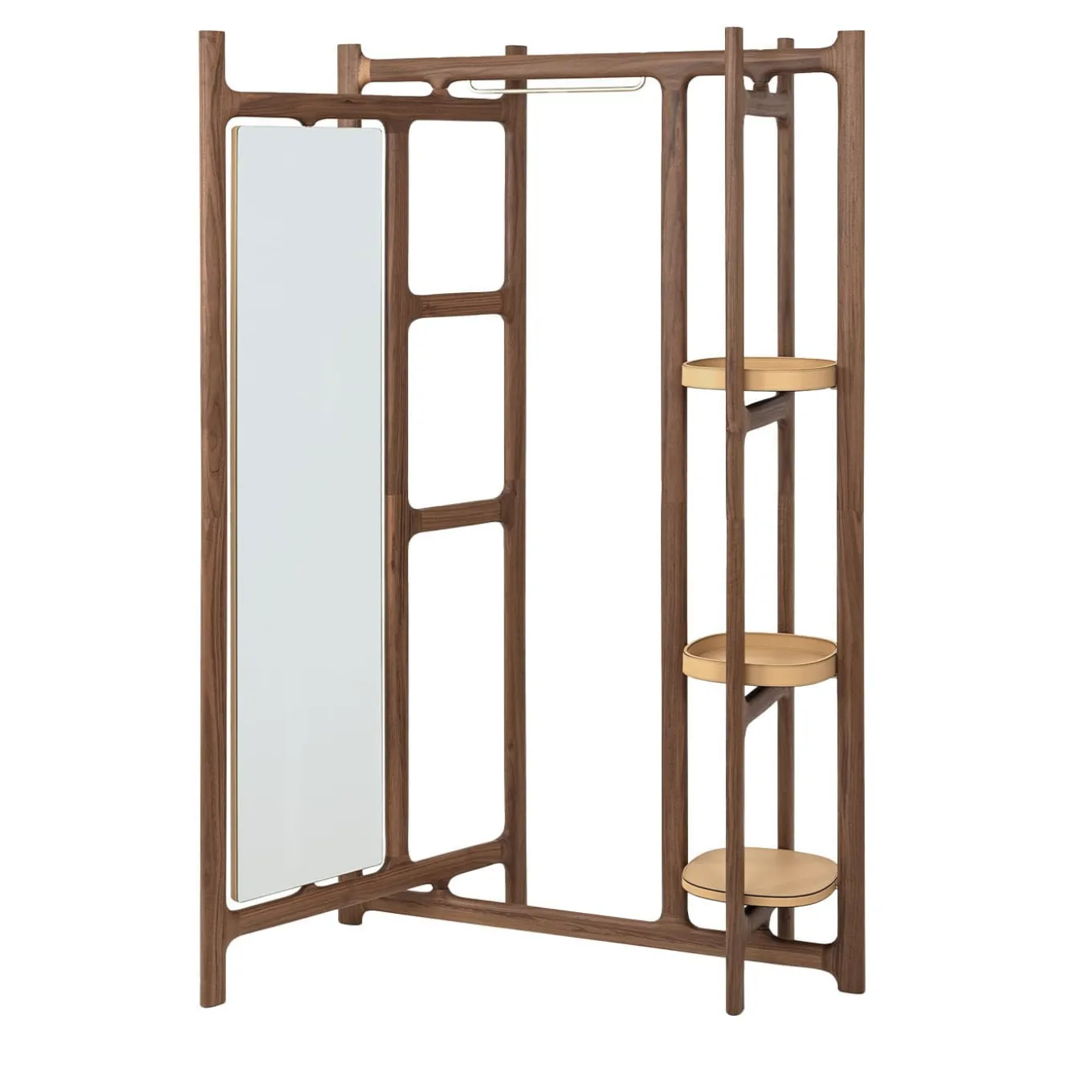 Chelsea Clothes Valet in Hazelnut Color