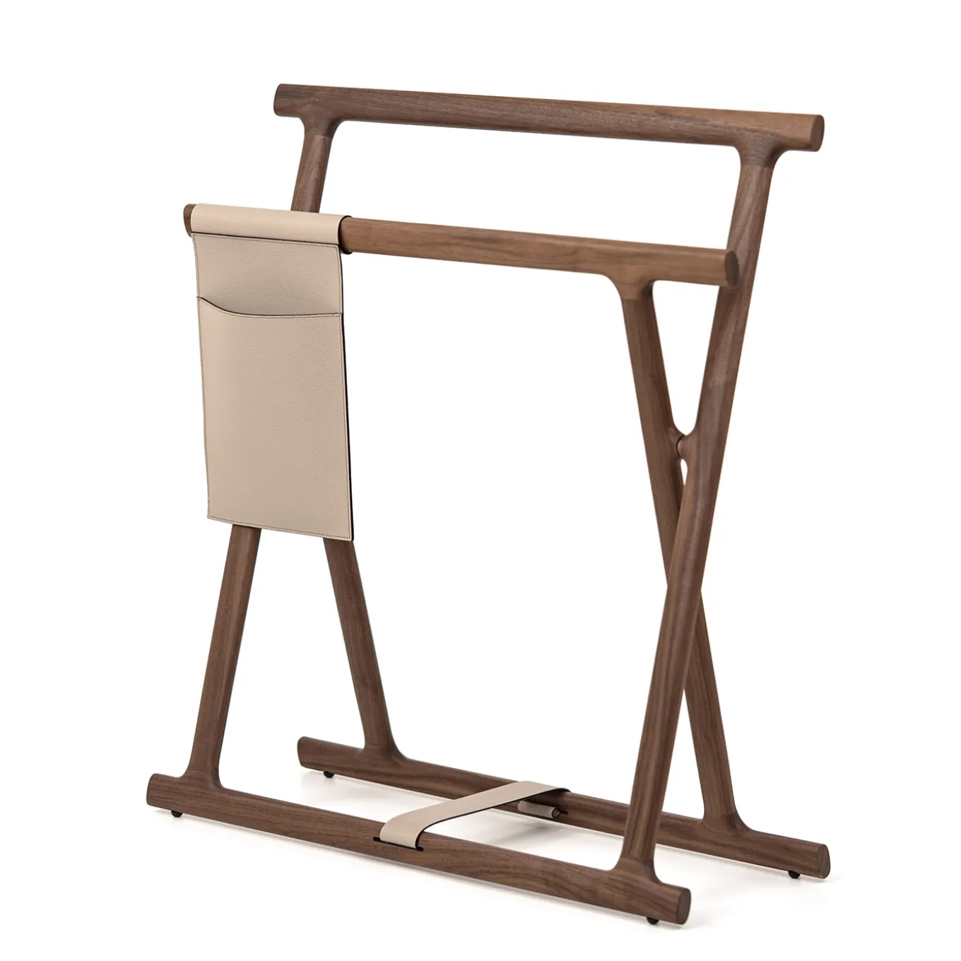 Chelsea Walnut Blanket Holder