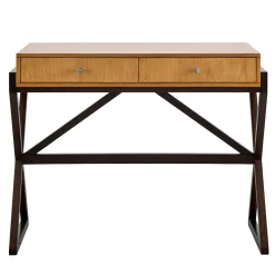 Cherry Wood Desk with Two Drawers