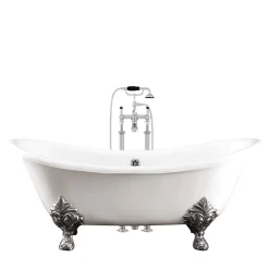 Chérie Painted White Bathtub