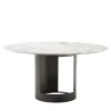 Ci Dining Table in Gold Calacatta Marble